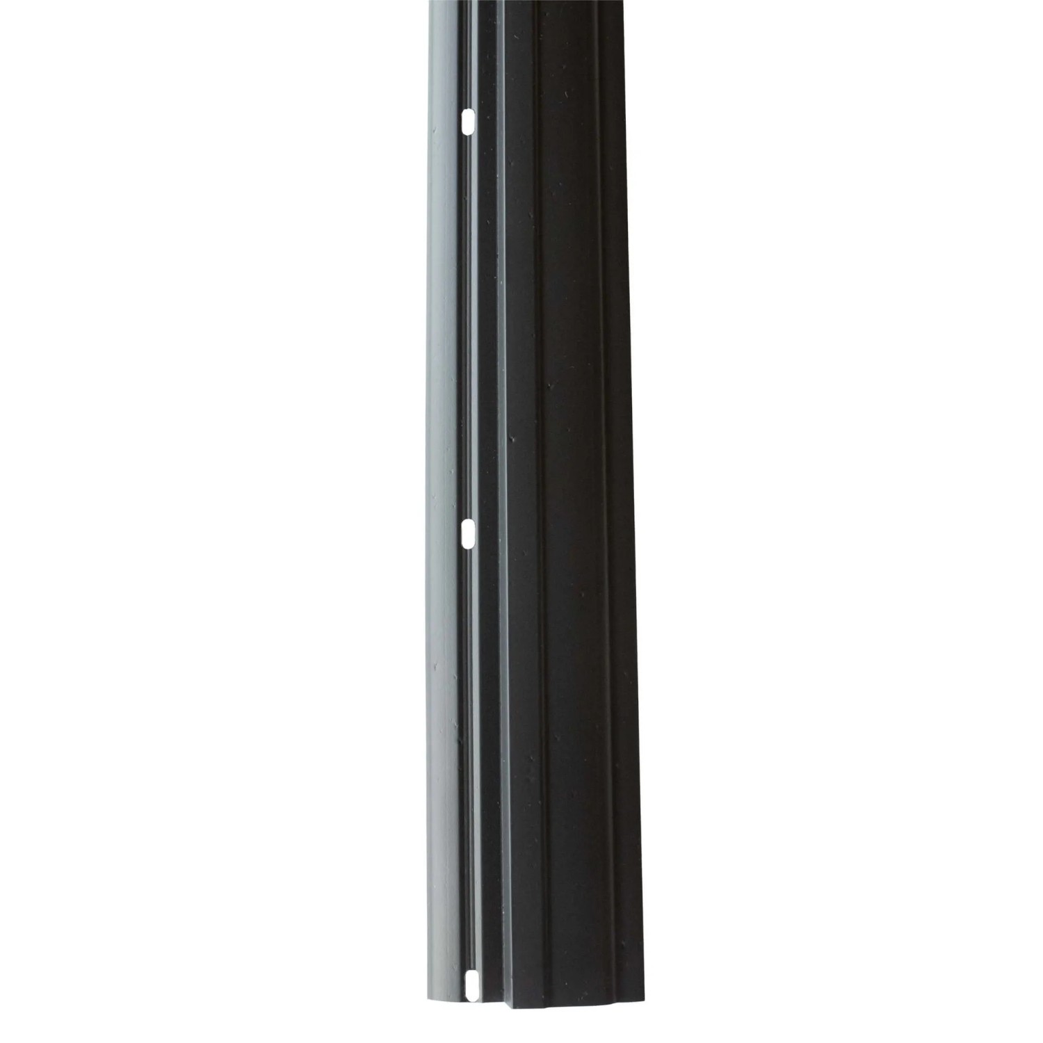 Jardinion Noppenbahn Abschlussprofil 2m PVC Schwarz Abdeckleiste