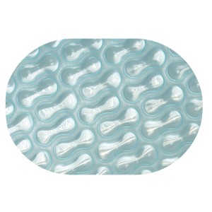 Ovale Evolution Solarplane 500x250cm Sol+Guard 500µm mit Geobubble für maximale Pool Erwärmung.