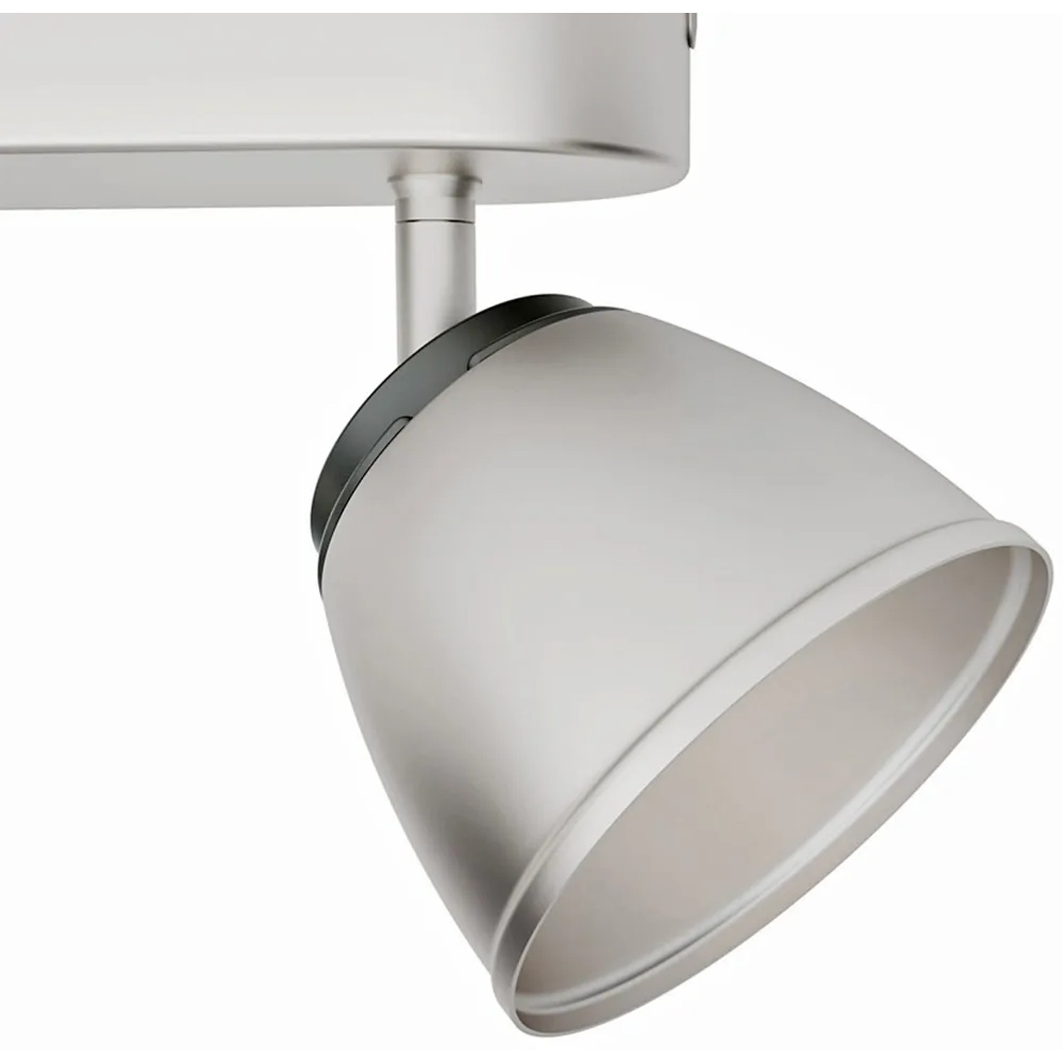 Philips myLiving County LED-Spot, 2-flammig, Stahl gebürstet, schwenkbar.