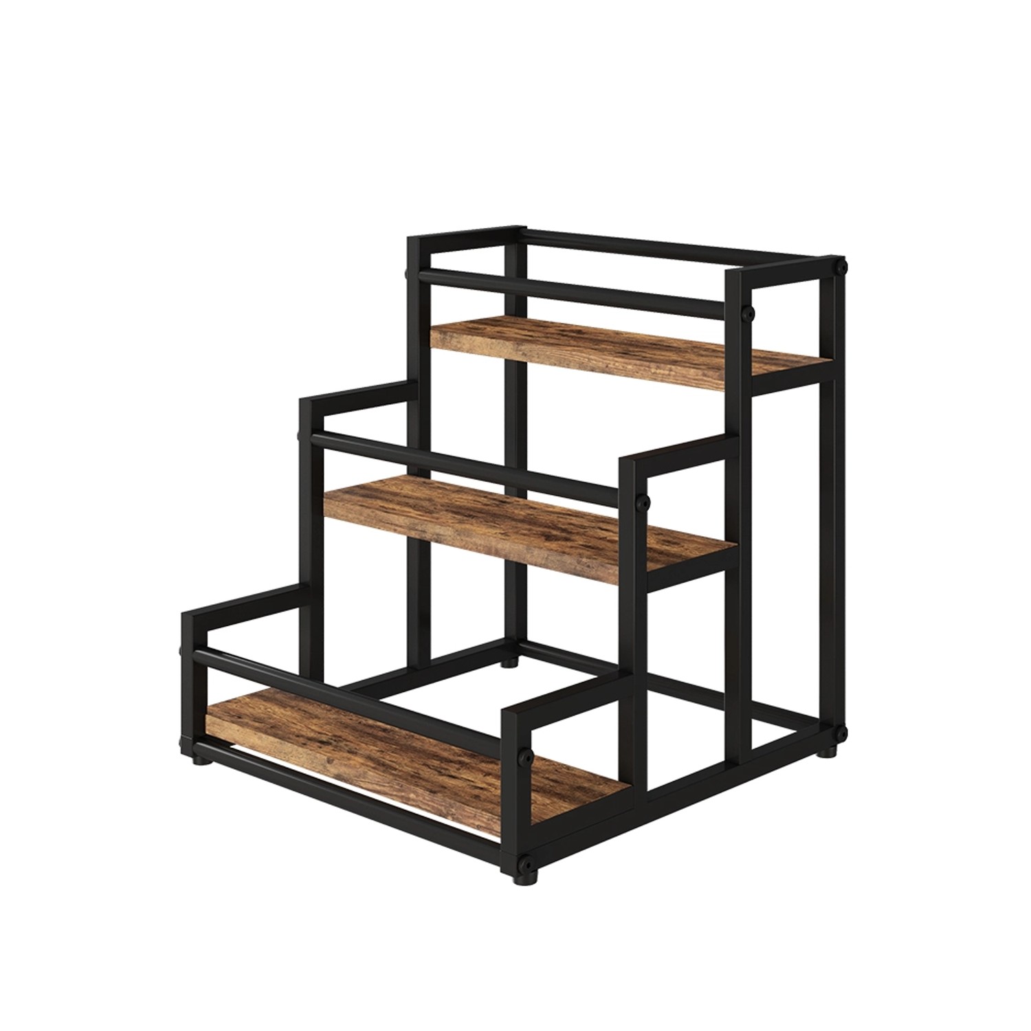 Vicco Küchenregal Fyrk Eiche Rustikal 33x34 cm mit 3 Offenen Fächern günstig online kaufen