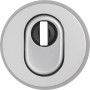 Abus Schutzrosette RHZS415 aus Aluminium für Holztüren, Nahaufnahme.