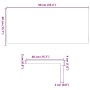 vidaXL Fensterbänke 2 Stk Unbehandelt 90x40x2 cm Massivholz Eiche 4009119_10