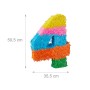 Bunte Pinata in Form der Zahl 4 für Geburtstagspartys, 50,5x35,5 cm.