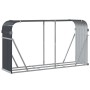 vidaXL Kaminholzunterstand, anthrazitfarbener Holzunterstand aus verzinktem Stahl, 180x45x100 cm.