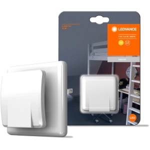 Ledvance LED-Nachtlicht Lunetta Slim, weiß, mit indirektem Licht. Orientierungslicht für Innenräume.