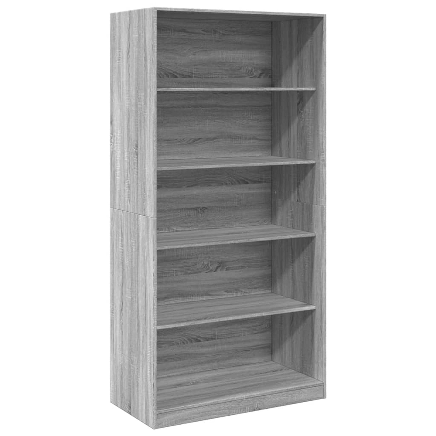 vidaXL Kleiderschrank Grau Sonoma 100x50x200 cm Holzwerkstoff Modell 3 günstig online kaufen