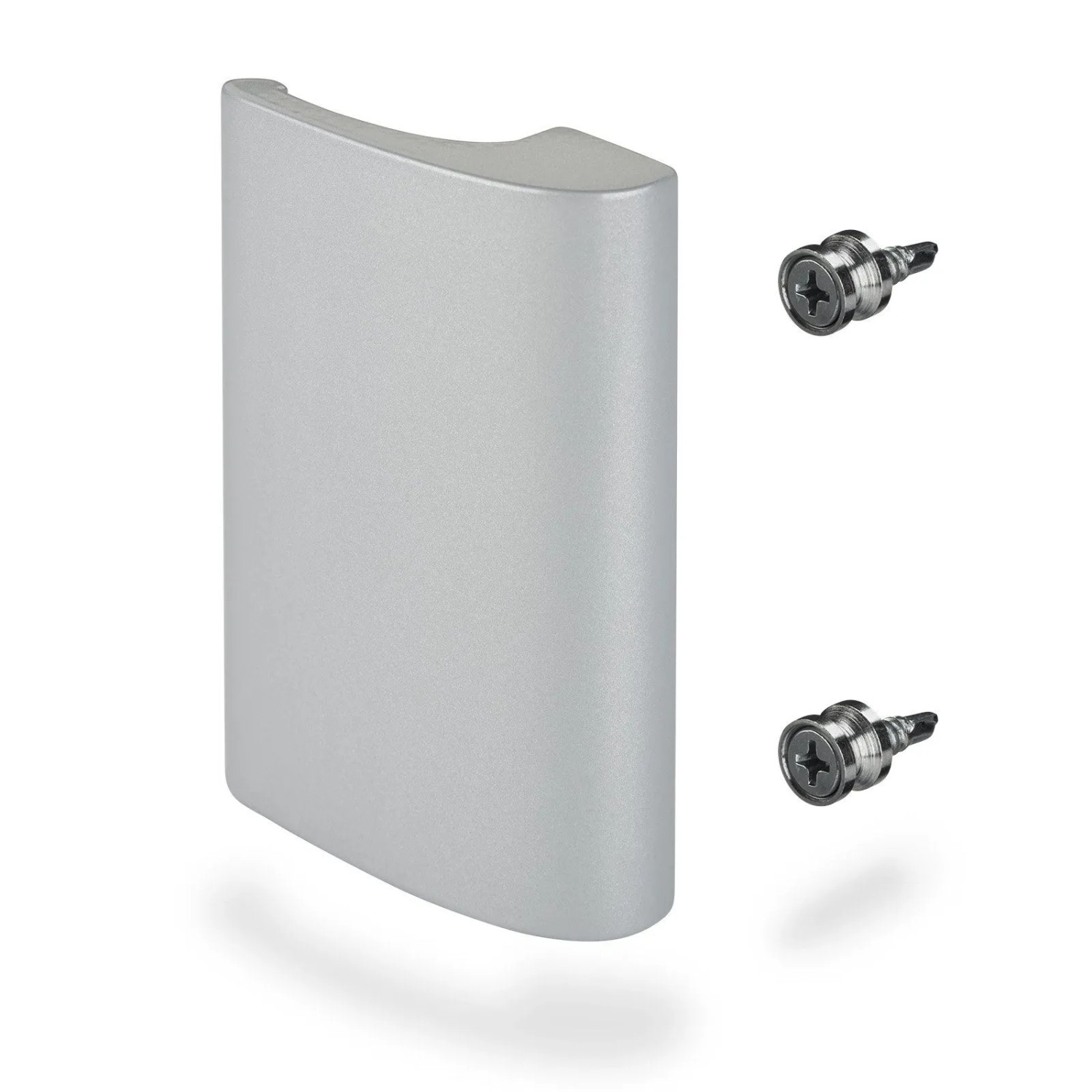 SOTECH Balkontürgriff SEJA 82 x 52,5 x 20 mm BA 48 mm Aluminium Verdeckte Verschraubung Silber
