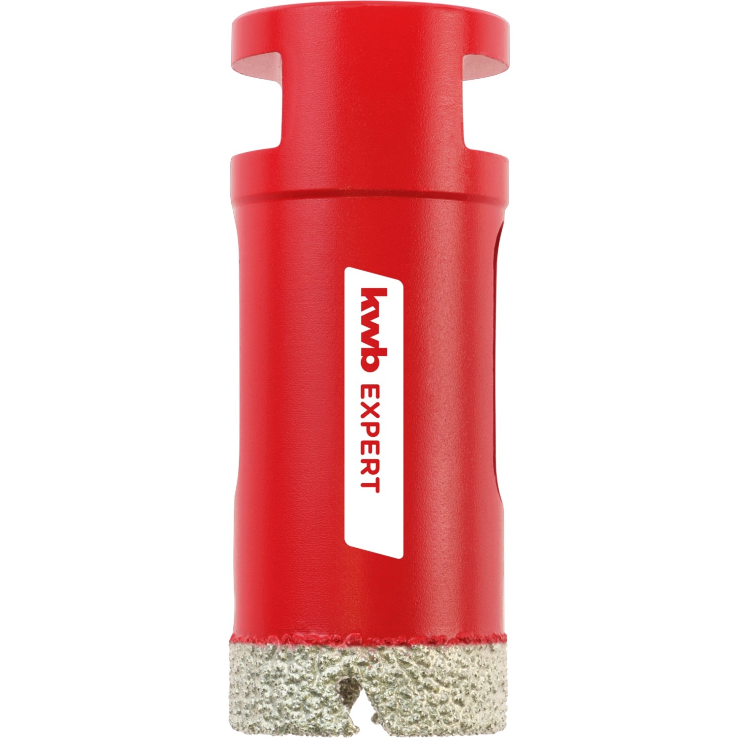 Roter kwb Fliesenbohrer M14, 30 mm Durchmesser, für Winkelschleifer. Diamantbohrer für Fliesen.