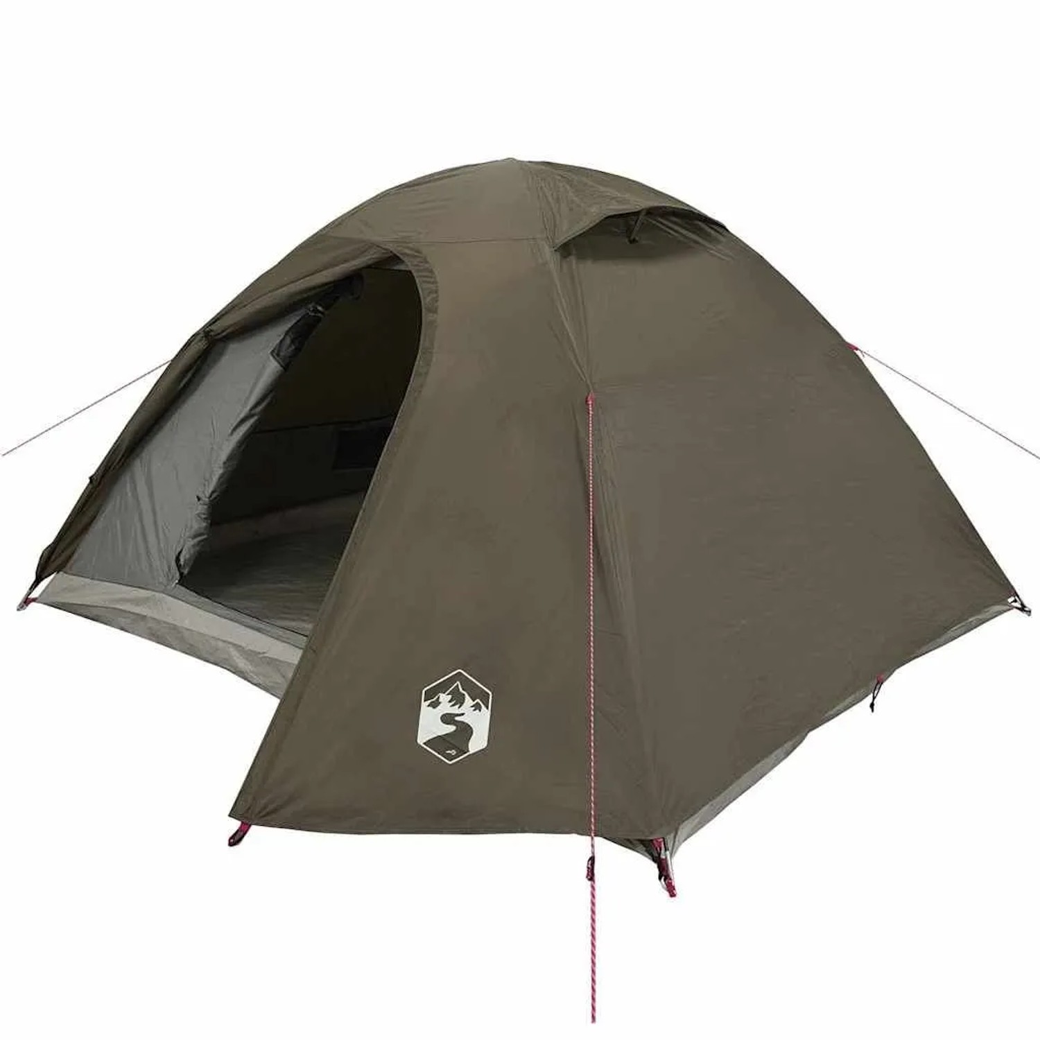 vidaXL Kuppel-Campingzelt 3 Personen Braun Wasserdicht 4009616 günstig online kaufen