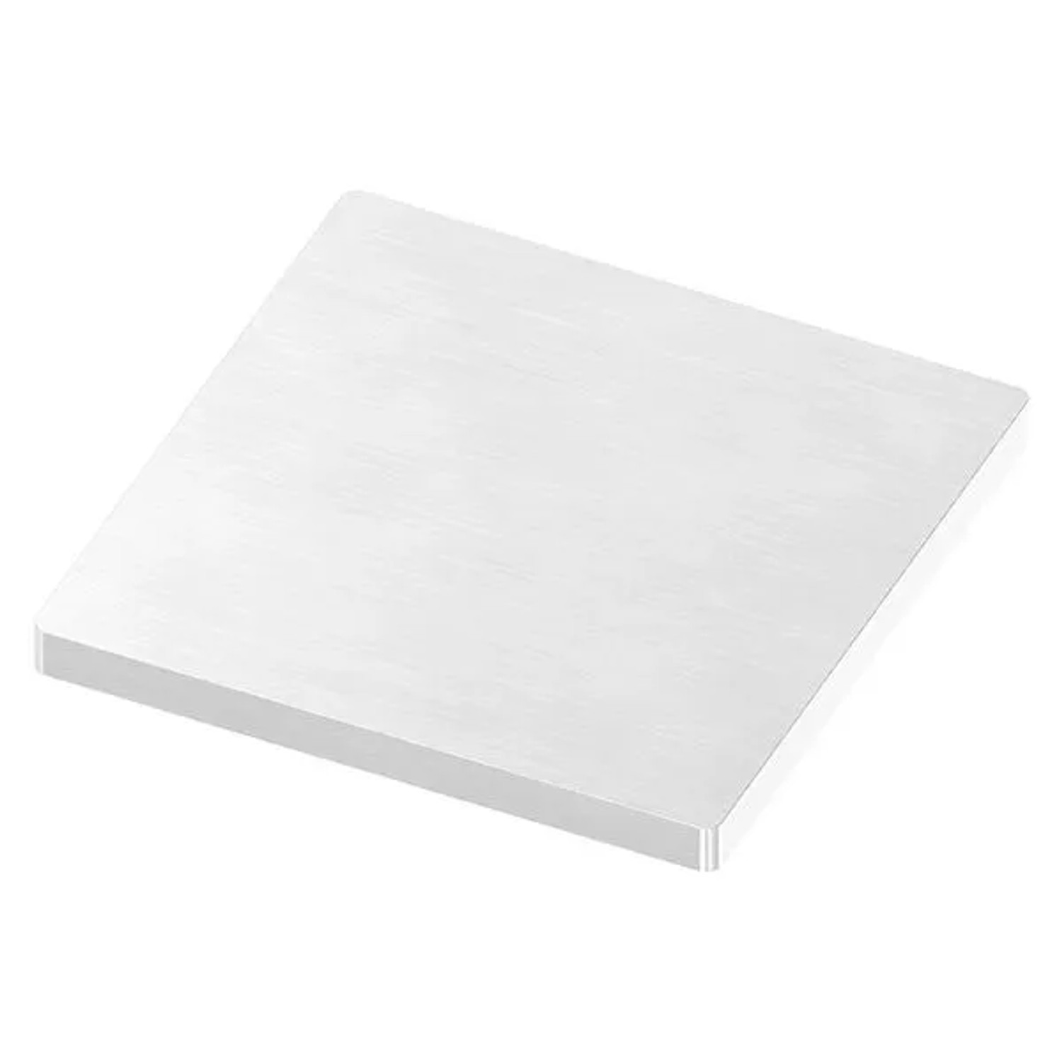 FeNau Ankerplatte 80 X 80 X 6mm Mit Längsschliff V2A