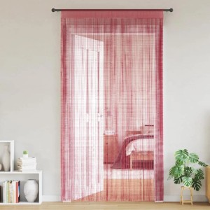 vidaXL Fadenvorhänge 2 Stk Rosa 100x250 cm 4102041