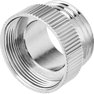 Übergangsstück M22 x Ø 21 mm (Rp 1/2) aus verchromtem Messing für Auslaufventile.