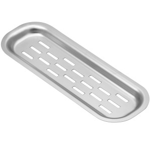 Pyramis Resteschale aus Edelstahl für Spüle Athena 1 1/4-Becken.