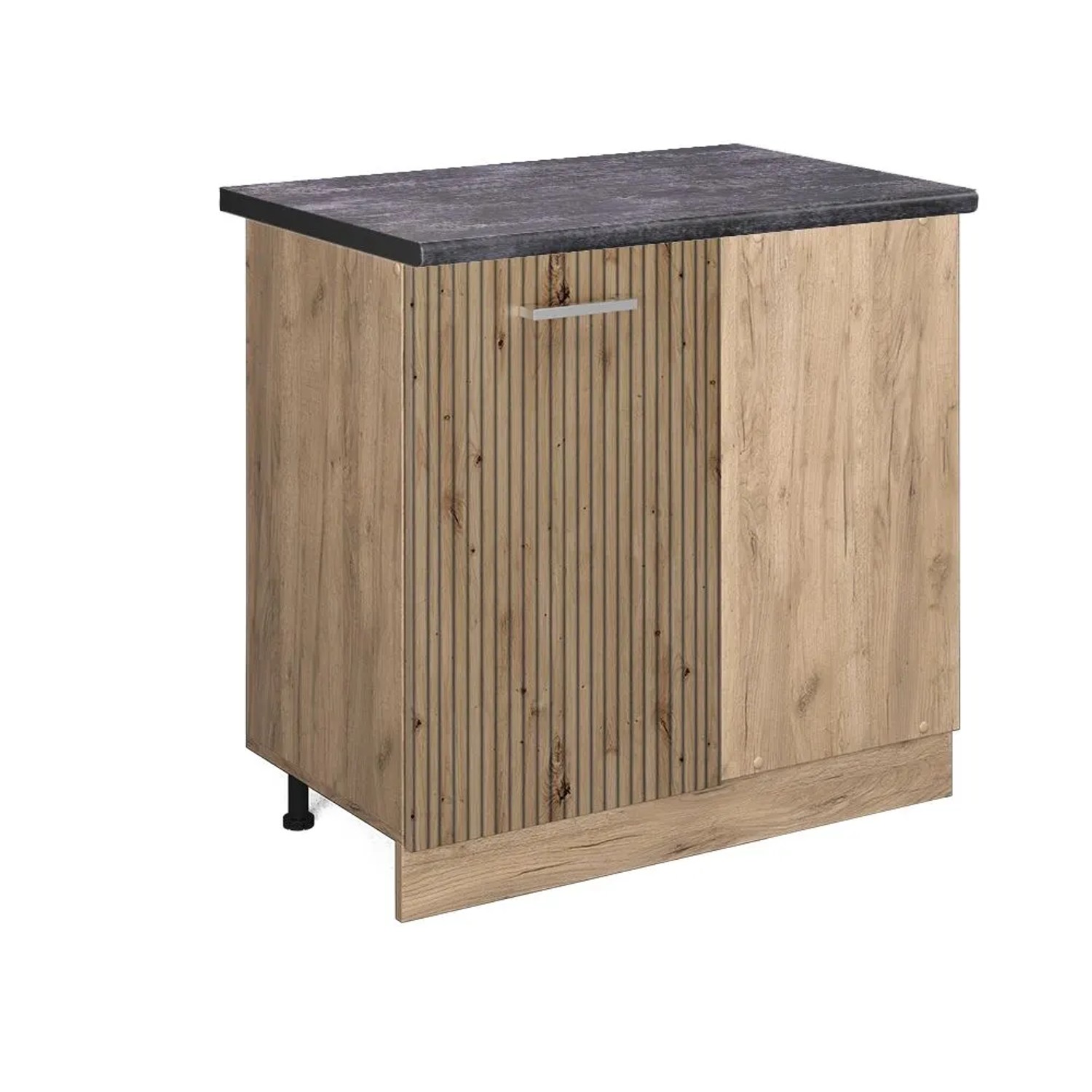 Vicco Eckunterschrank R-Line Artisan-Eiche Goldkraft Eiche 86 cm AP Anthrazit