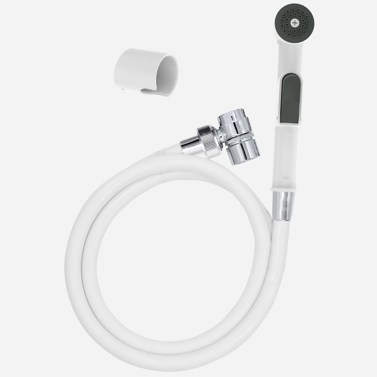 Euroshowers Waschbeckendusche Set M24 M22 Adapter Weiß