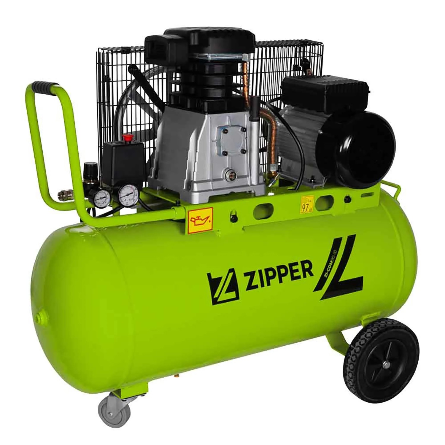 Zipper Kompressor ZI-COM90-10 Grün-Schwarz