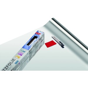 d-c-fix Spiegelfolie, 67,5x150cm, mit Rakel und Cutter für Sicht- und Blendschutz.