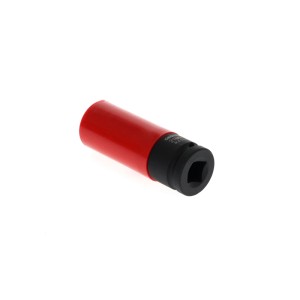 Gedore Kraftschraubereinsatz R63042116, 21 mm, mit roter Schonhülse für felgenschonenden Reifenwechsel.
