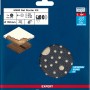 Bosch Expert M480 Netzschleifblatt Set, 7-teilig, Ø 150mm, Körnung K80-180 für Exzenterschleifer.