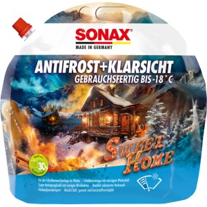 Sonax Scheibenreiniger Sweet Home Antifrost 3L, Winter-Duft, bis -18°C, für klare Sicht im Winter.
