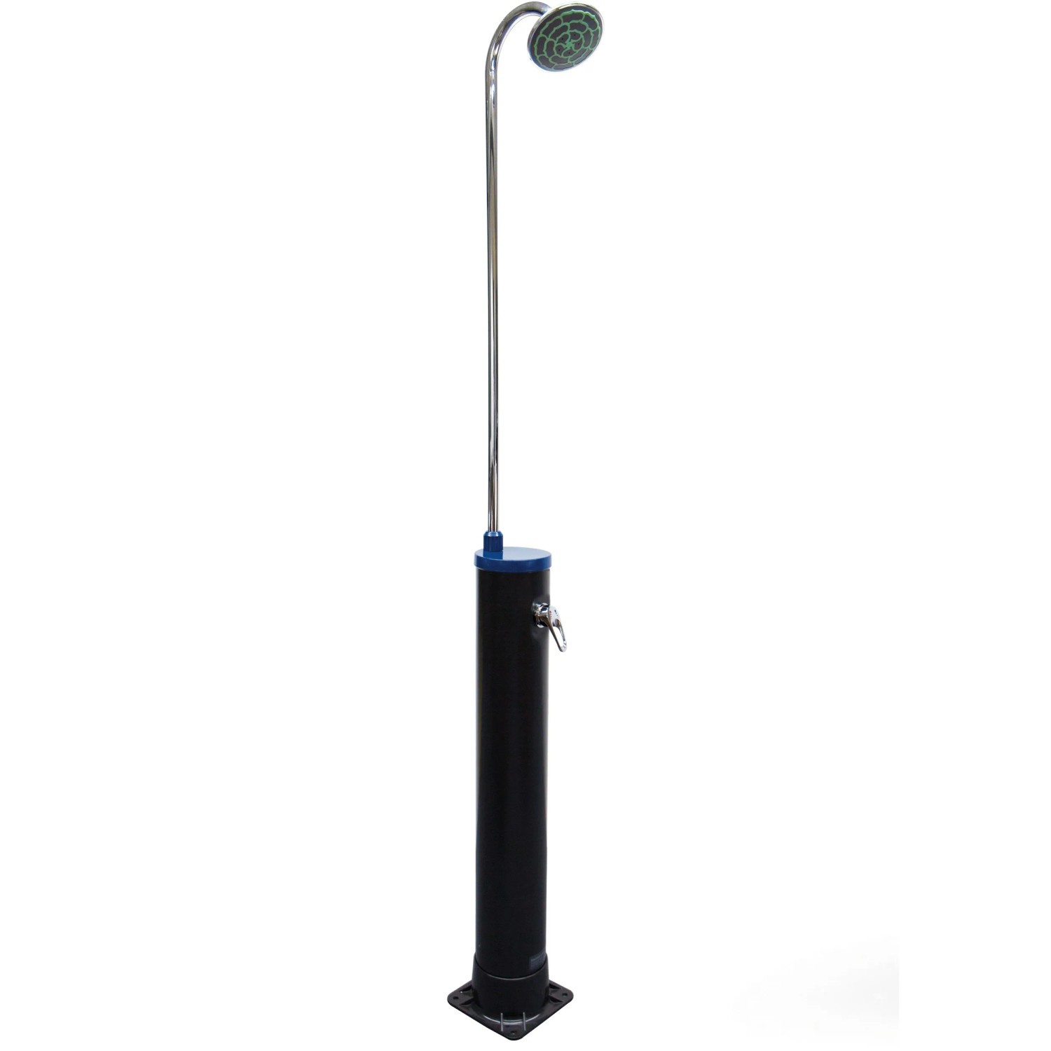 Steinbach Solardusche Speed Shower mit 20 l Tank, Gartendusche mit Monsunkopf und Handtuchhalter.