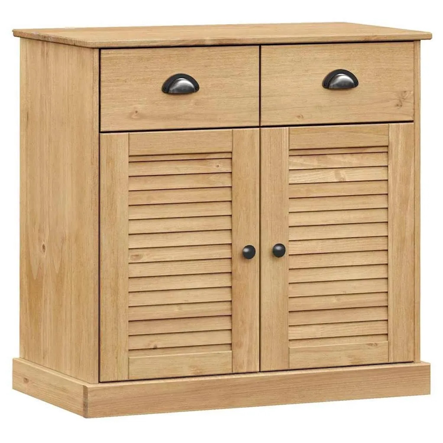 vidaXL Sideboard mit Schubladen VIGO 78x40x75 cm Massivholz Kiefer 353202