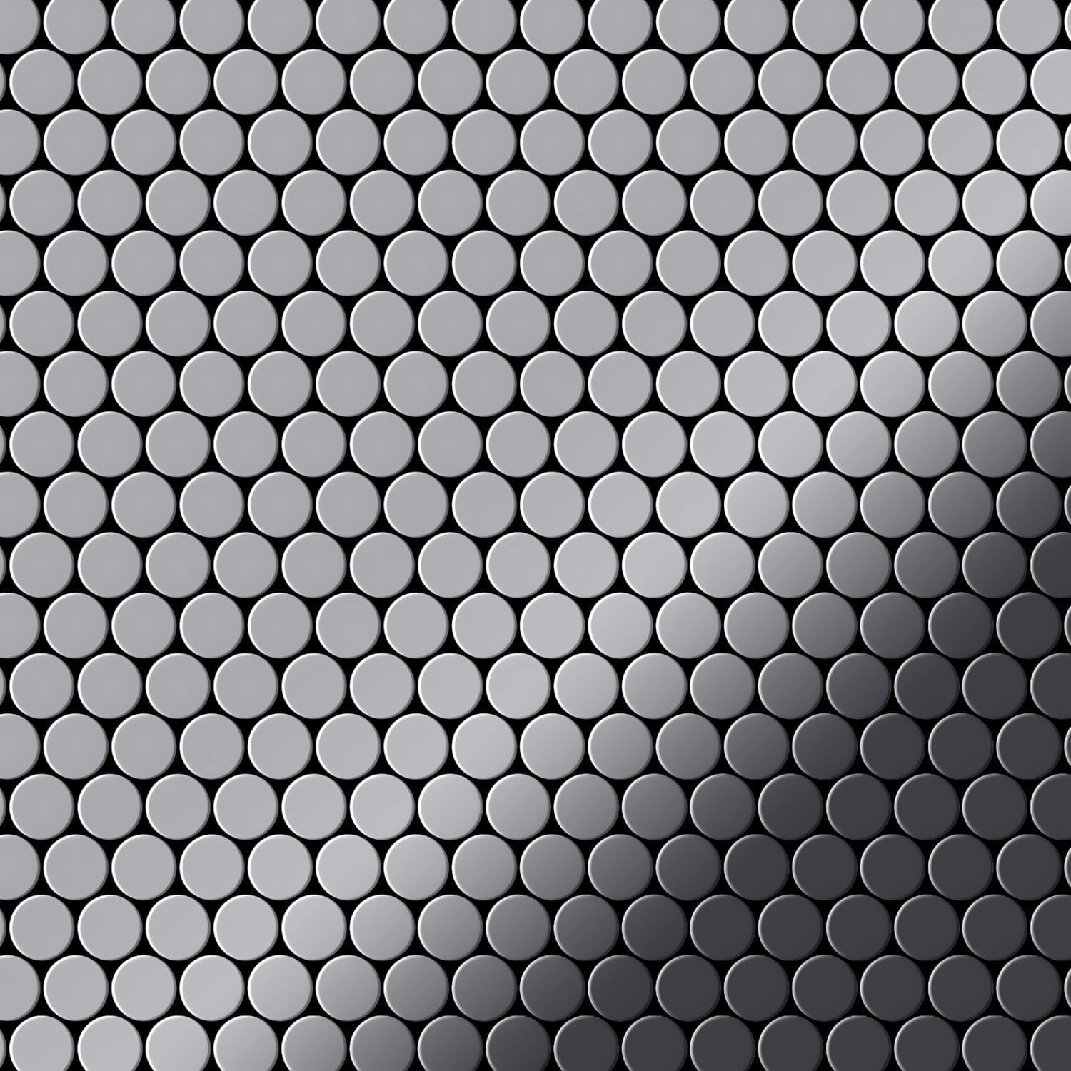 ALLOY Mosaik Fliese Massiv Metall Edelstahl Marine Hochglanz Grau 1,6mm Pen günstig online kaufen