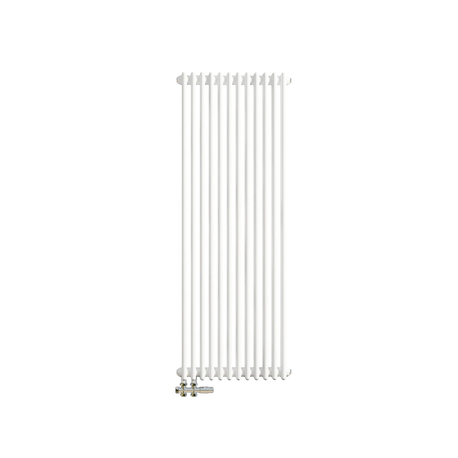 AICA Traditioneller Gusseisenstil 2 Spalten Heizkörper 1500 x 560 mm Weiß 1463W