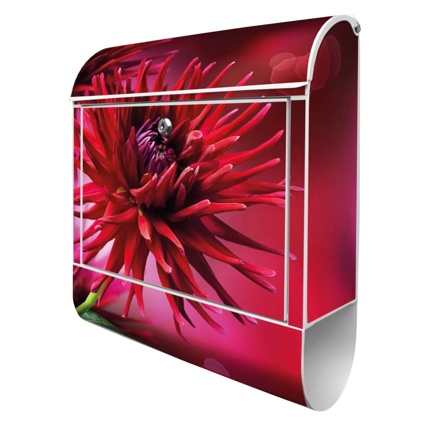 Banjado Design Briefkasten Weiß Pulverbeschichtet 39x47x14cm 2 Schlüssel Mi günstig online kaufen