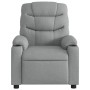 vidaXL Massage-Relaxsessel Hellgrauer Stoff 3206915_7