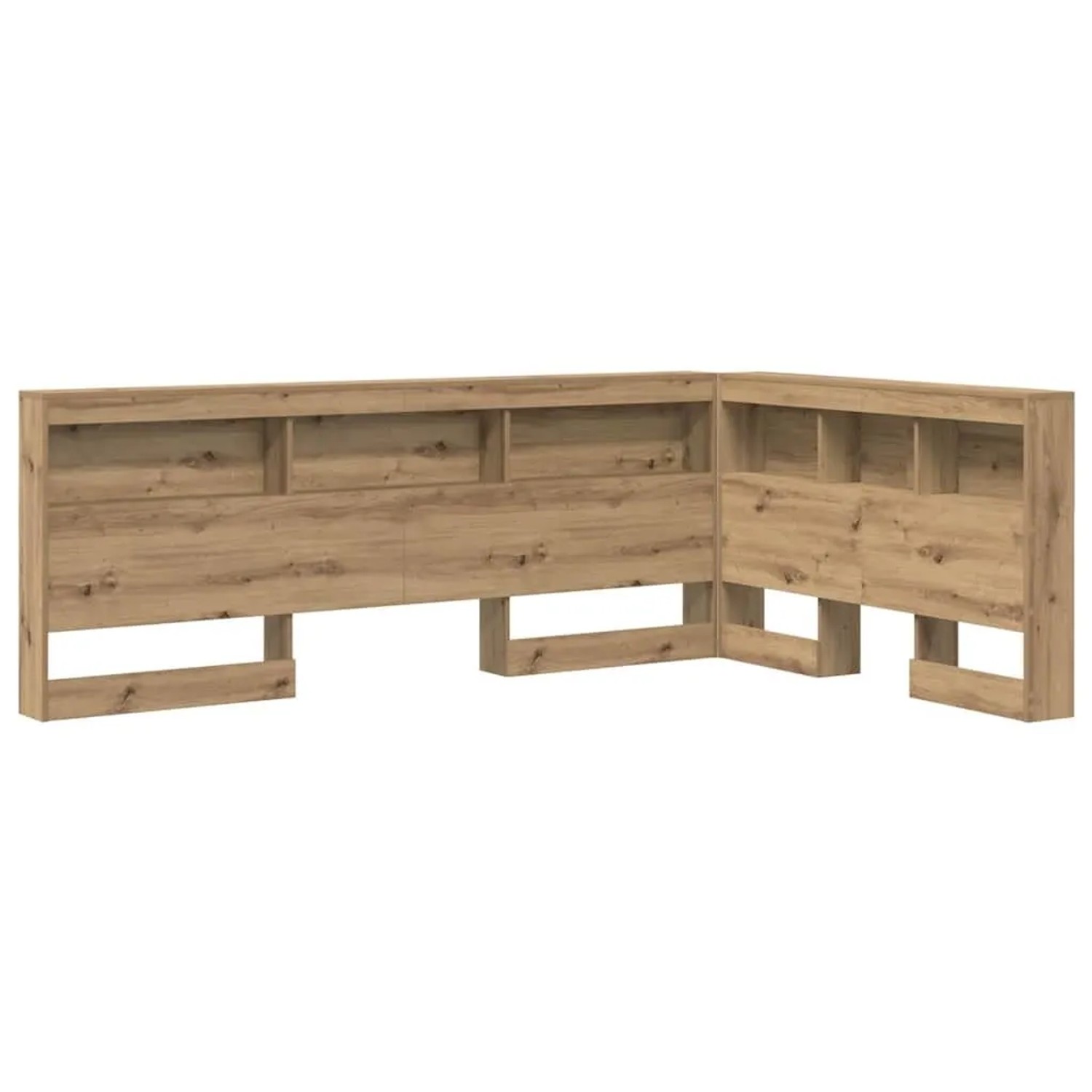 vidaXL Aufbewahrungskopfteil Artisan-Eiche 120 cm Holzwerkstoff 3335540