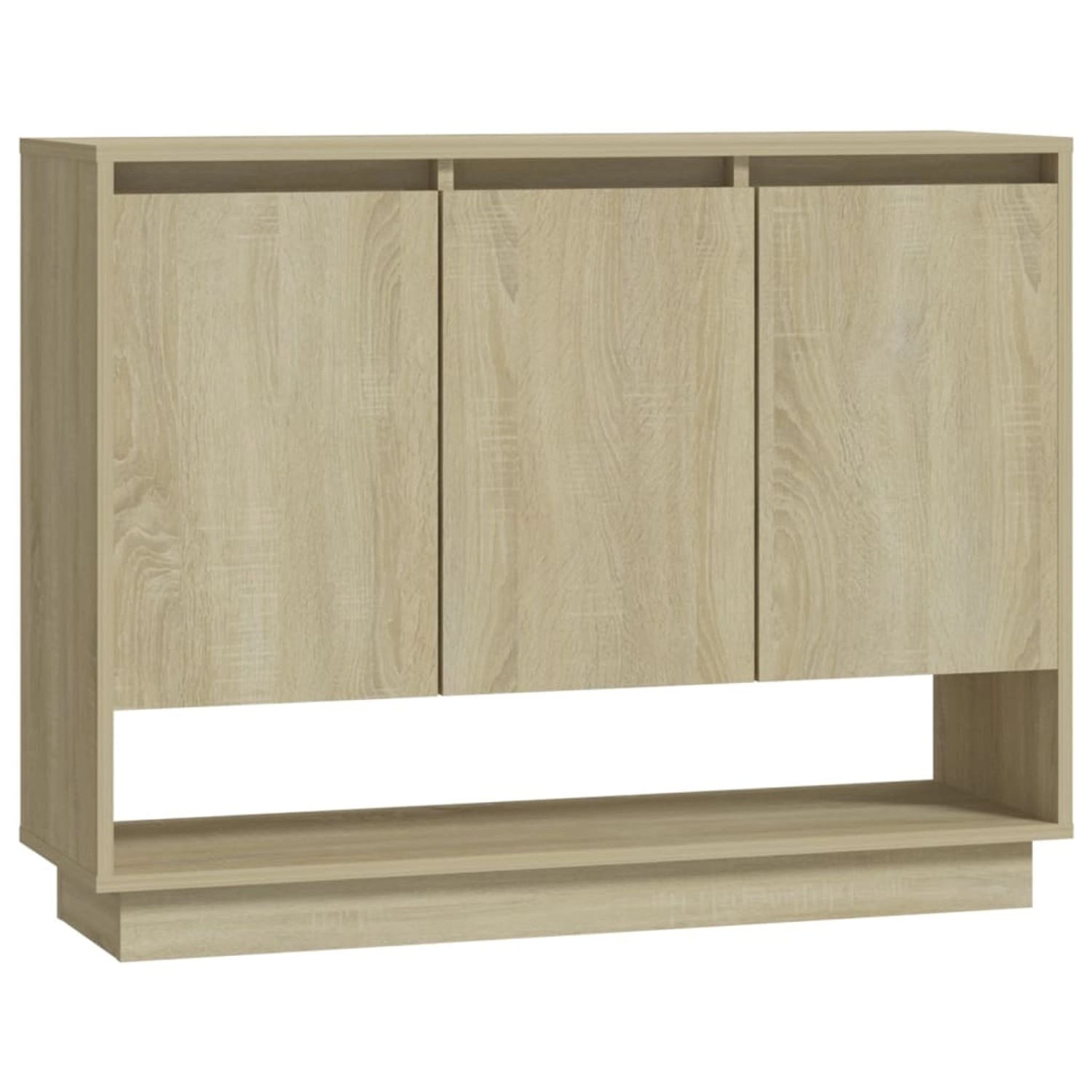 vidaXL Sideboard Sonoma-Eiche 97x31x75 cm Holzwerkstoff 809533