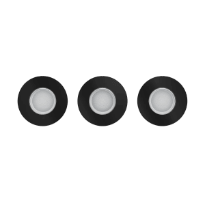 Philips Hue Xamento Einbauspots, 3er-Pack, schwarz. Smarte LED-Leuchten für Ihr Badezimmer.