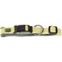Hunter Neopren Hundehalsband Vario Plus, Gr. M, matcha-grau, mit Klickverschluss und D-Ring.