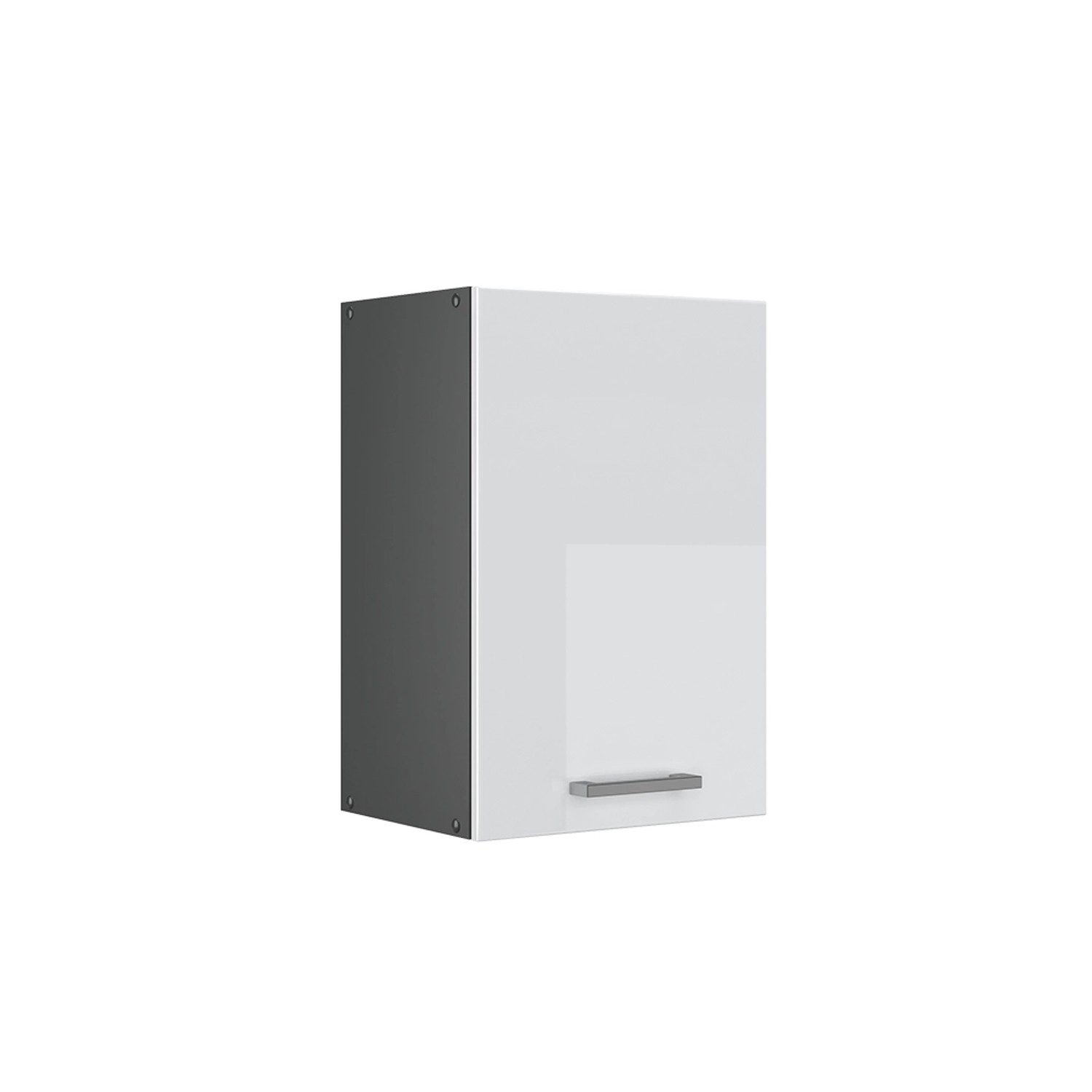 Vicco Hängeschrank R-Line Hängender Küchenschrank Weiß Hochglanz/Anthrazit 40 cm