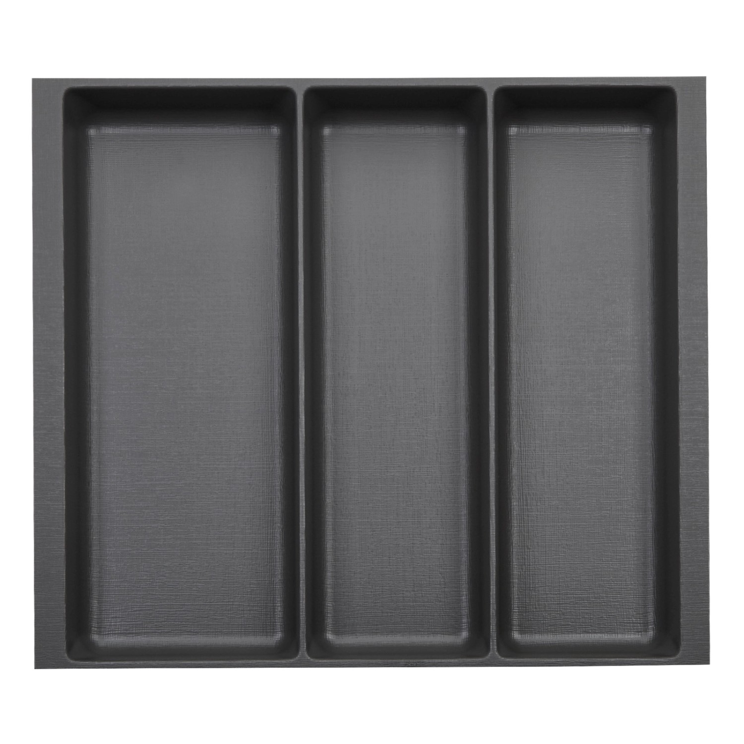 SOTECH ORGA-BOX-2 Multifunktionseinsatz Tiefe 462mm Höhe 50,5mm Für Nobilia Küche Canvas Struktur Anthrazit Breite 509mm