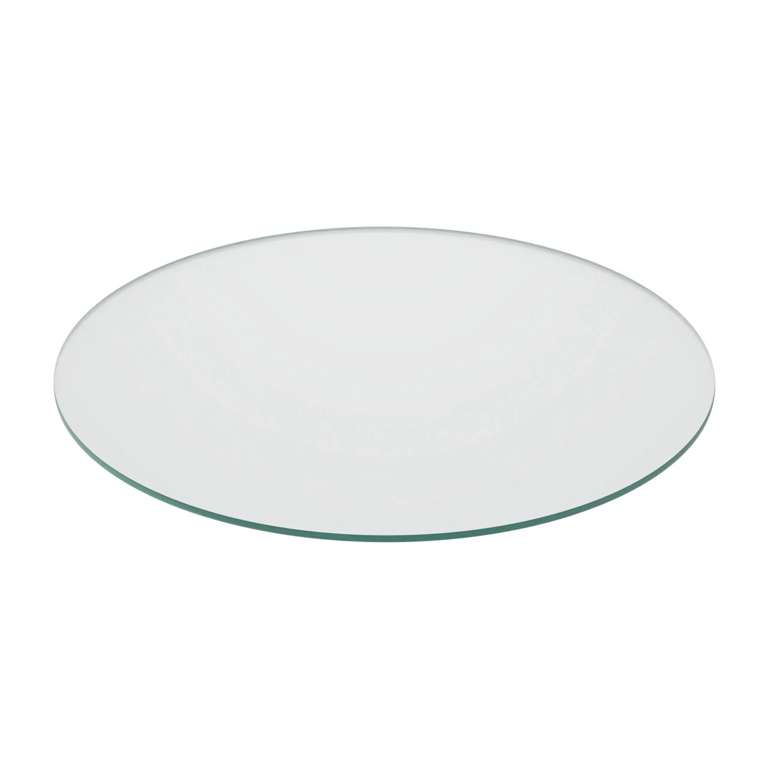 Relaxdays Glasplatte ESG Transparent Hitzebeständig 60 cm 5,5 kg