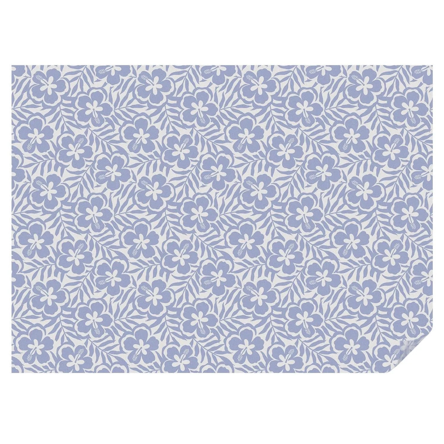 Tulup Fensterfolie Hibiskusblüten Milchglasfolie 200x146 cm Blau Milchglasf günstig online kaufen