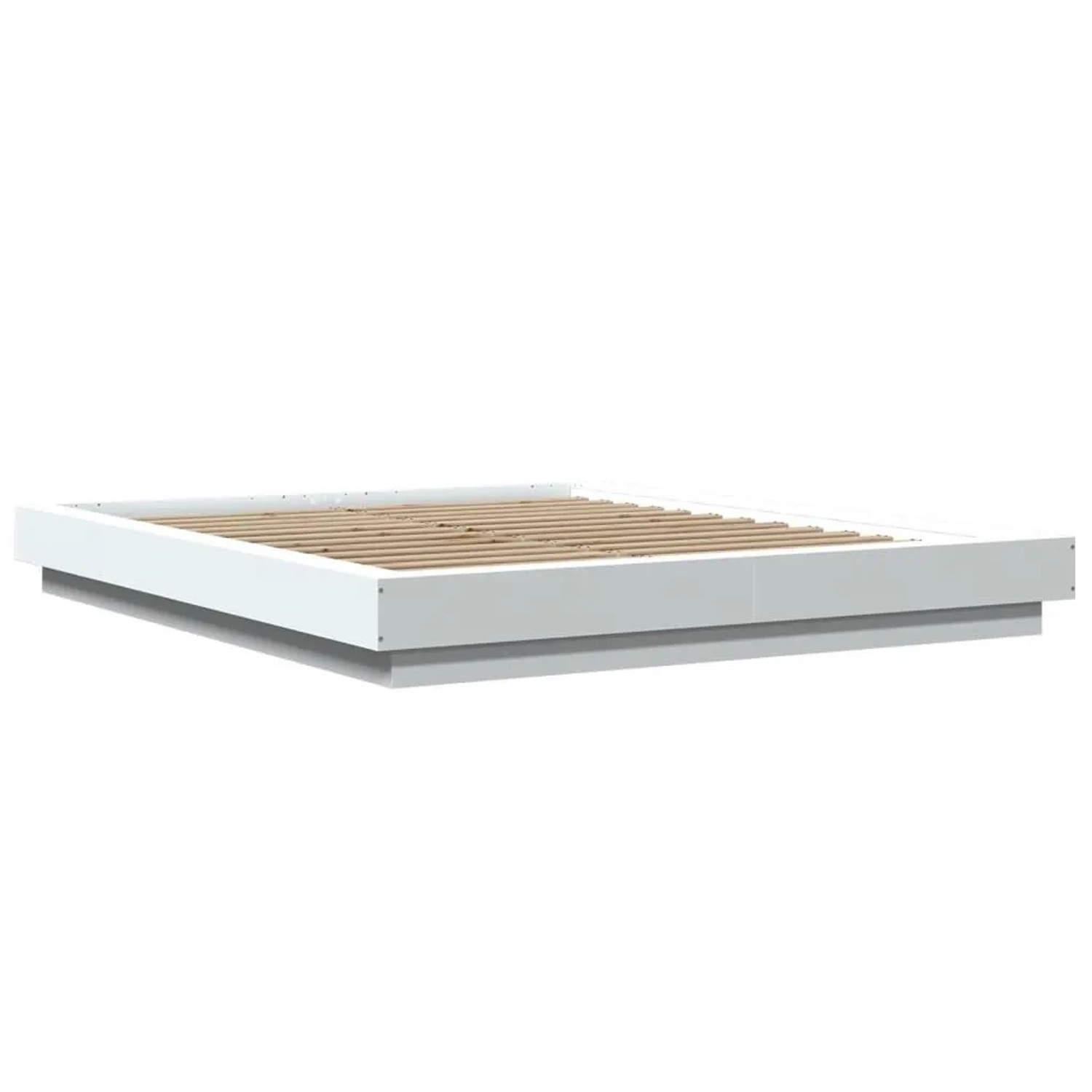 vidaXL Bettgestell Weiß 150x200 cm Holzwerkstoff 3281182 günstig online kaufen