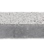 Rechteckiger, weiß gewaschener Betonpflasterstein, 20x10x6 cm, für Gartenwege und Terrassen.