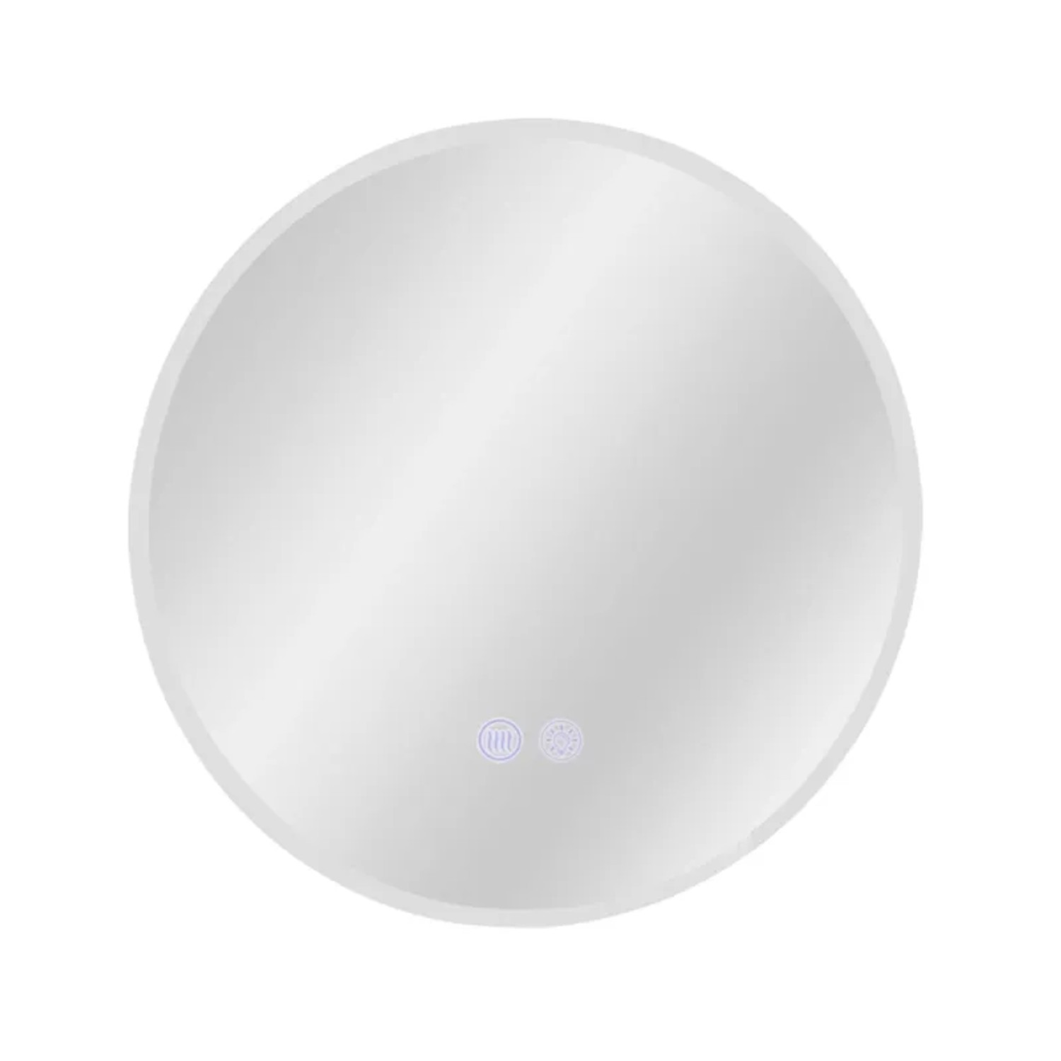 Nettlife Golden II Spiegellampe aus Glas L 60 Weiß