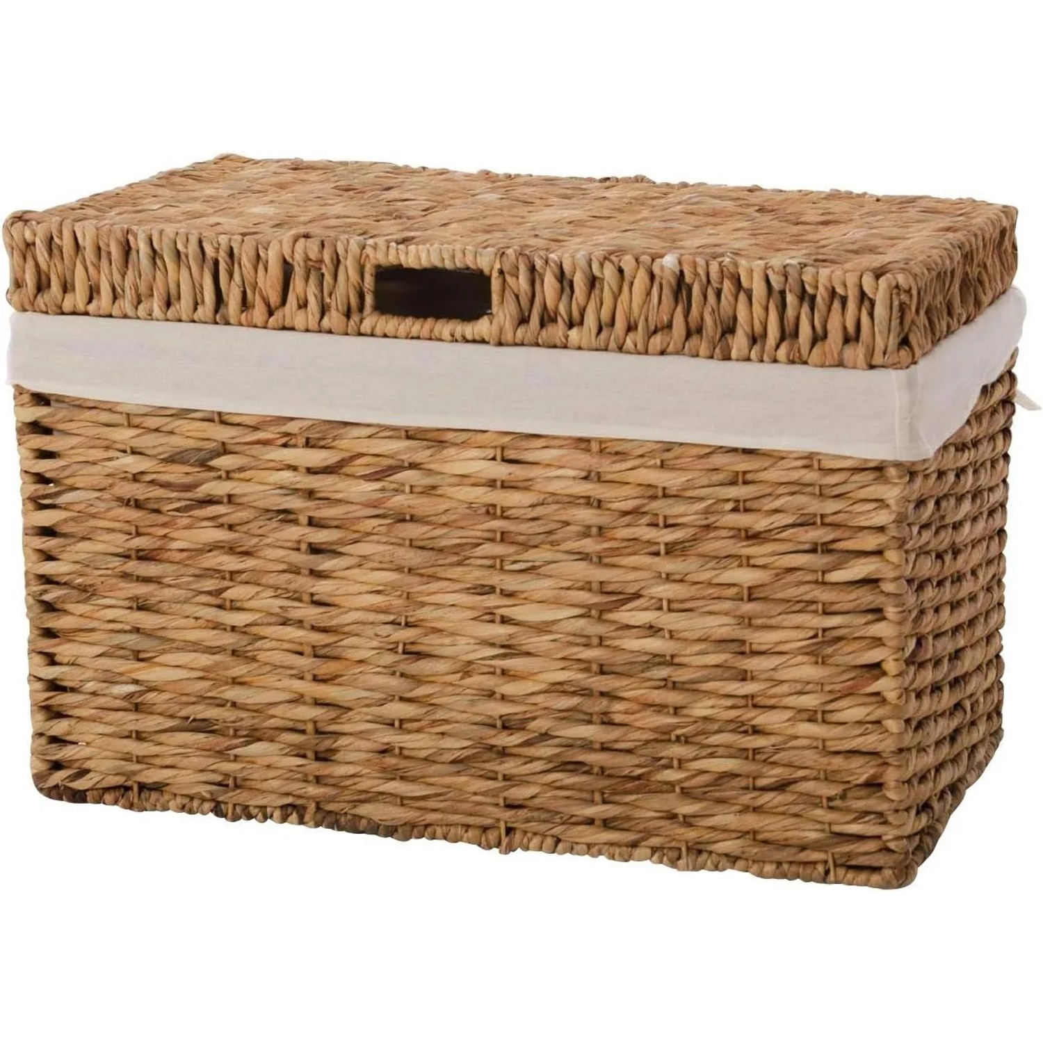 Vivanno Wäschetruhe Wanda 60 cm x 36 cm x 40 cm Natur