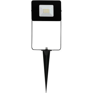 Eglo LED-Außenleuchte Faedo, 10W, schwarzer Gartenstrahler mit Erdspieß.