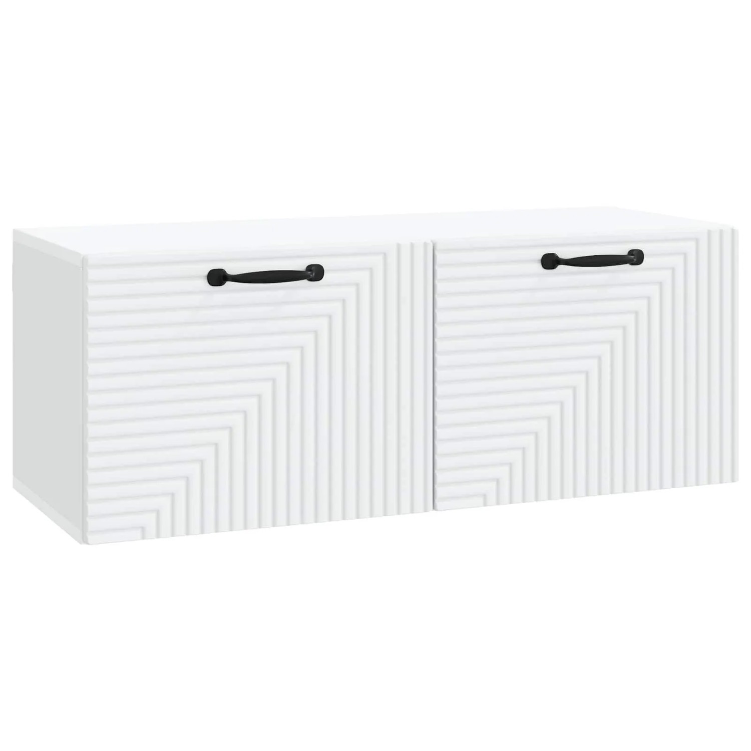 vidaXL Wandmontierter TV-Schrank Weiß 78,5 x 31 x 30 cm Holzwerkstoff 898715