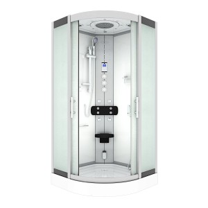 AcquaVapore D46-00M3 Dampfdusche 80x80 mit Regendusche, Handbrause und Massagedüsen.