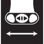Symbol für die Umschaltfunktion des Wera Bit-Handhalters.