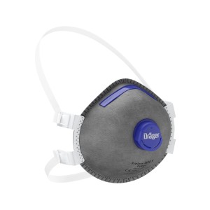 Dräger Feinstaubmaske X-plore 1330 V Odour FFP3, grau, mit Ventil, 5 Stück