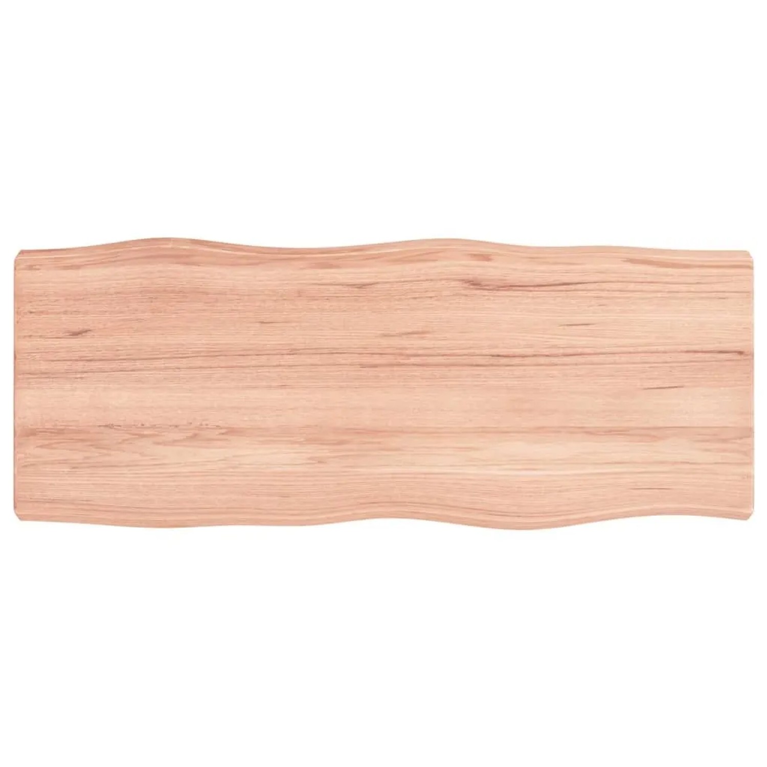 vidaXL Tischplatte 100x40x2-6 cm Massivholz Behandelt Baumkante 363949