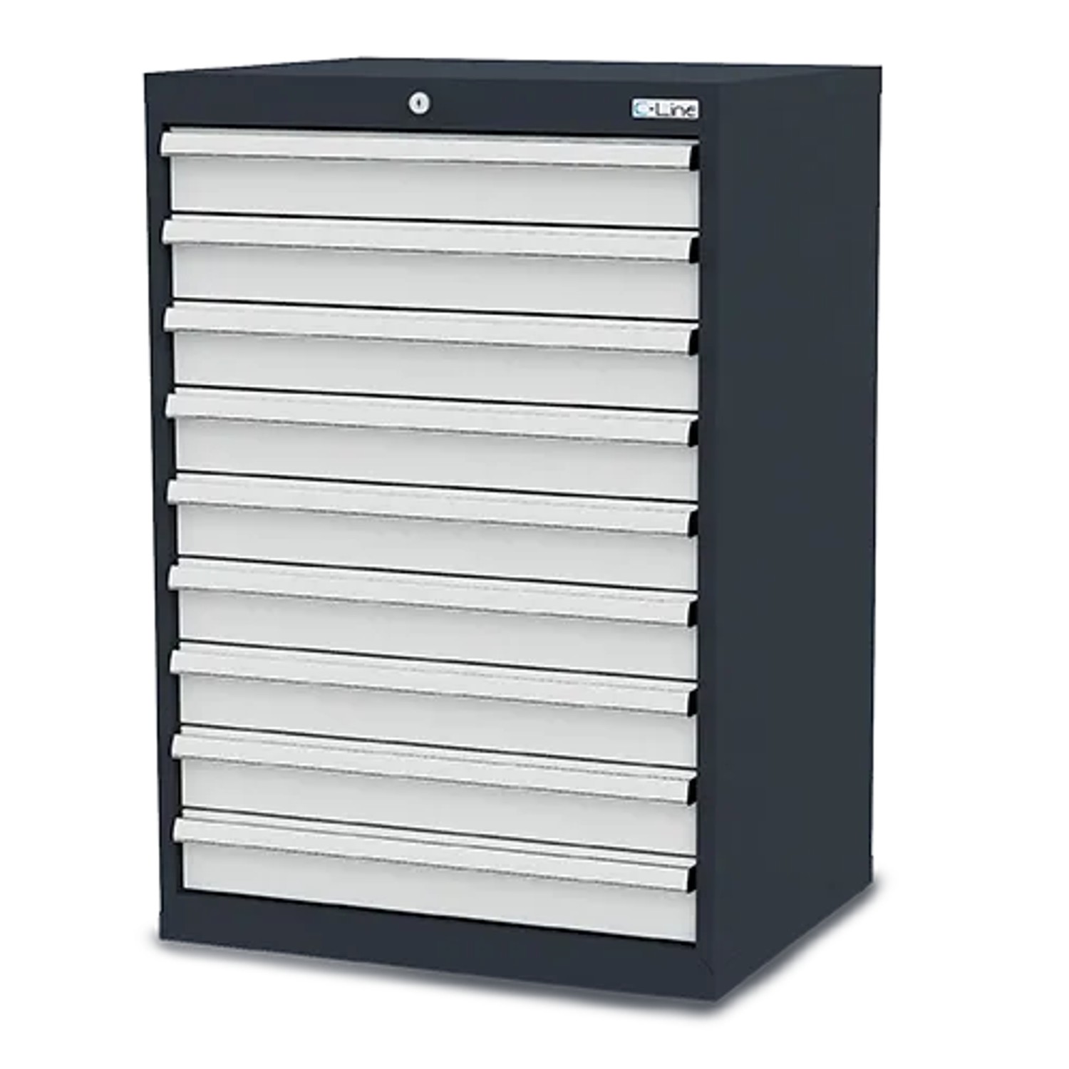 Simplaflex Schubladenschrank mit 9 Schubladen BxTxH 700 x 575 x 1020 mm