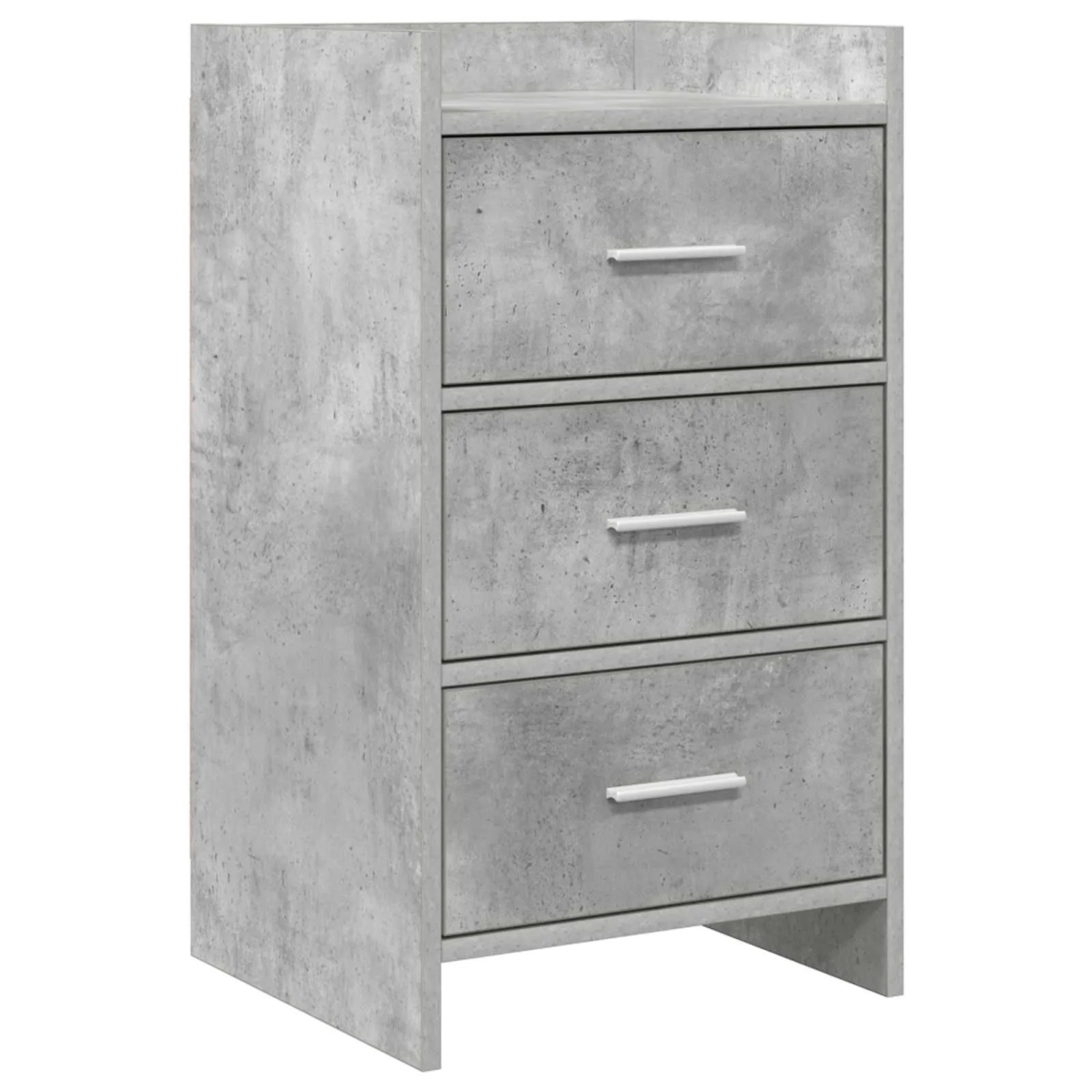 vidaXL Nachttische Betongrau 40 x 36 x 70 cm Holzwerkstoff 8011030